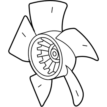 Cadillac STS A/C Condenser Fan - 89022528