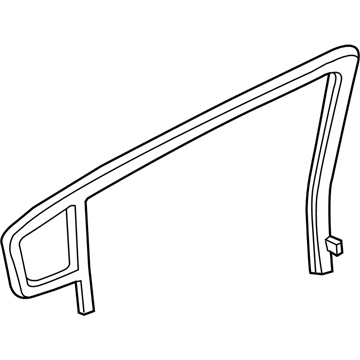 GM 22906077 Weatherstrip Assembly, Rear Side Door Window