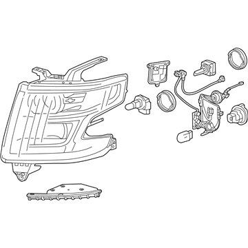 GM 84582597 Headlamp Assembly, Front