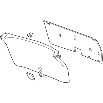 GM 84297485 Panel Assembly, Lift Gate Lower Trim Finish *Black