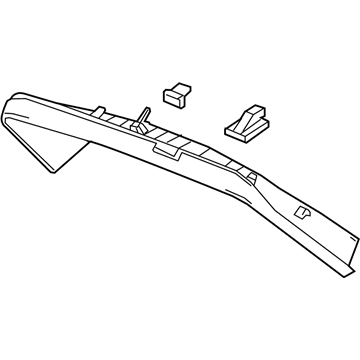 GM 84146655 Panel Assembly, Lift Gate Upper Trim Finish *Titanium