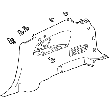 Chevy 23335251 Quarter Trim Panel