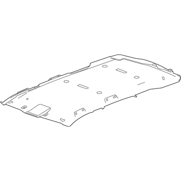 GM 23407340 Panel Assembly, Headlining Trim *Shale