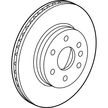 2023 Chevy Colorado Brake Disc - 13549409