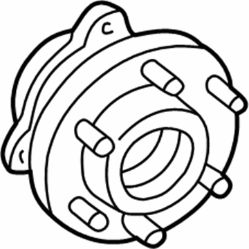 GMC 15991989 Hub & Bearing