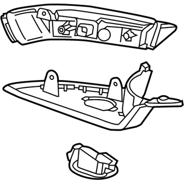 Cadillac 23453749 Turn Signal Lamp