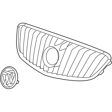 GM 20925291 Grille Assembly, Radiator Outer