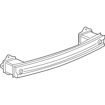 GM 13392400 Bar Assembly, Rear Bumper Imp