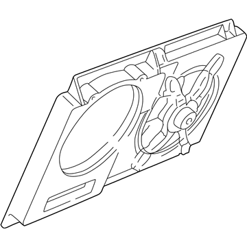 2004 Chevy Corvette Fan Shroud - 12365307