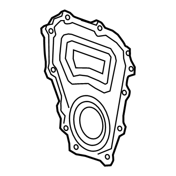 Chevy 12716029 Lower Timing Cover