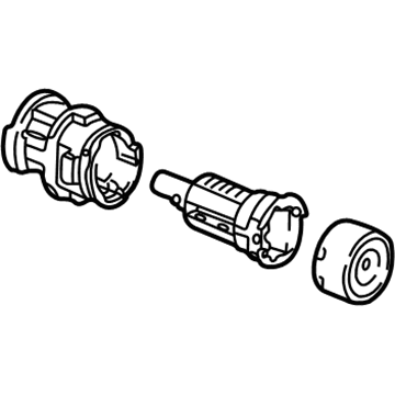 Saturn 15841203 Lock Cylinder