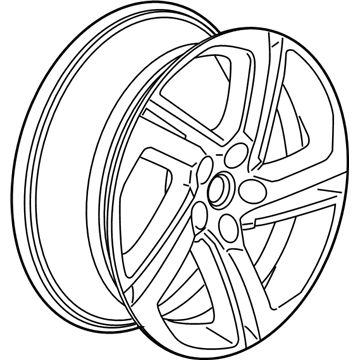 GMC 22968932 Wheel, Alloy