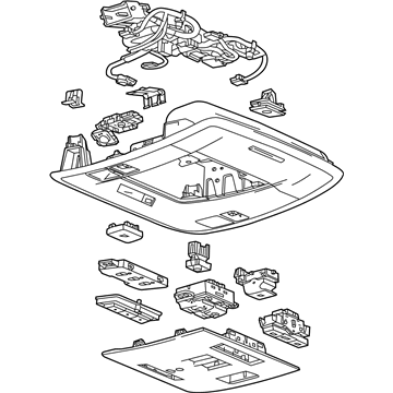 GM 84456901 Console Assembly, Rf *Shale