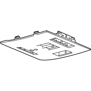 GM 84435122 Plate, Rf Cnsl Opg Tr *Light Ash Grr