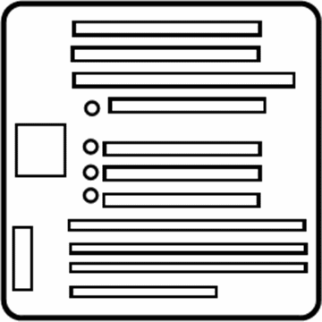 Chevy 20887392 Info Label