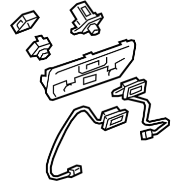 GM 86789894 HANDLE ASM-PUBX E/GATE LAT