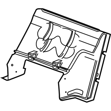 GM 10305278 Baffle Assembly, Radiator Air