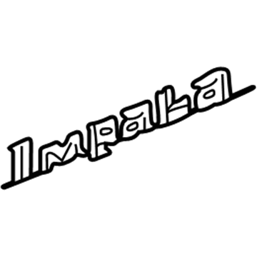 Chevy Impala Emblem - 10304383