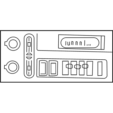 Chevy 10310449 Radio