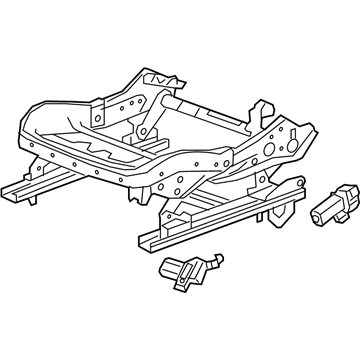 GM 13535244 FRAME ASM-F/SEAT CUSH