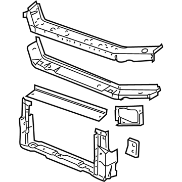 Oldsmobile 15856715 Radiator Support