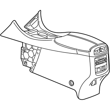 GM 84122357 Console Assembly, Front Floor *Neutral