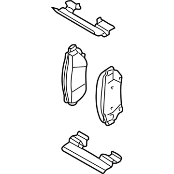 Saturn 88967257 Brake Pads