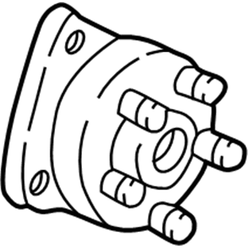 Pontiac 84641365 Hub & Bearing