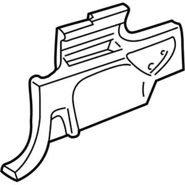 Chevy 15975783 Lower Quarter Trim