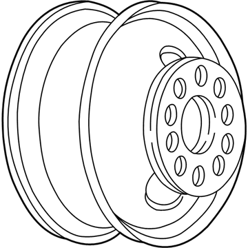 Chevy K2500 Spare Wheel - 15709025