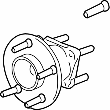 Cadillac 13591999 Hub Assembly