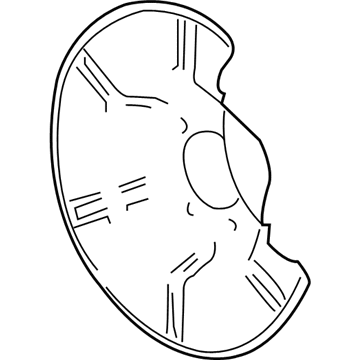 GM 13408173 Shield,Rear Brake