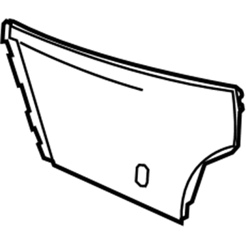 GM 9067285 Cover,Front Floor Console Side Rear