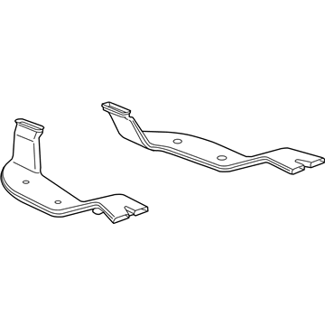 GM 96861444 Duct, Floor Rear Air Outlet