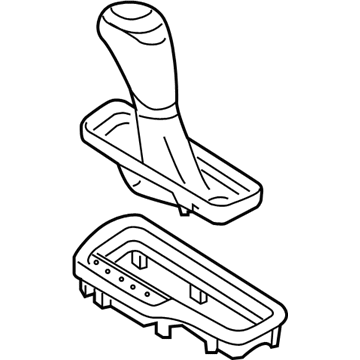 GM 84056195 Knob Assembly, Automatic Transmission Control Lever (W/ Automatic Transmission Conical*Dark Atmospherr