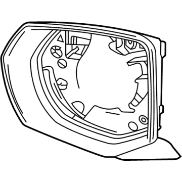 GM 84642796 Bezel, O/S Rr View Mir Hsg