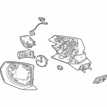 GM 84977467 Housing Assembly, O/S Rr View Mir