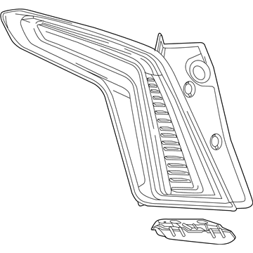 GM 84245002 Lamp Assembly, Rear Body Structure Stop