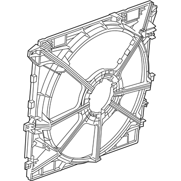 GMC 84909353 Fan Shroud