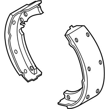 2004 Saturn Ion Parking Brake Shoe - 19157422