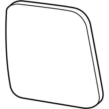 GM 88944458 Mirror,Outside Rear View (Reflector Flat Glass Only W/O Writing)