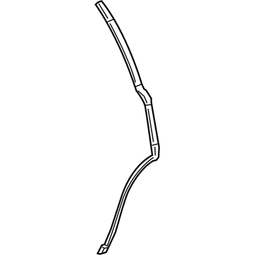 GM 23455369 Weatherstrip Assembly, Rear Side Door Rear Auxiliary