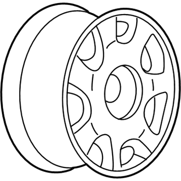 Cadillac 9593263 Wheel, Alloy