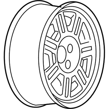 Cadillac 9593258 Wheel, Alloy