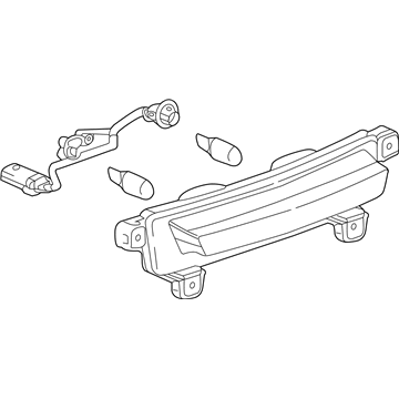 Cadillac 84385141 Backup Lamp