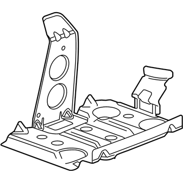 Cadillac 23217645 Battery Tray