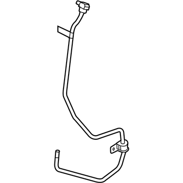 2010 Cadillac CTS Oil Cooler Hose - 25876666