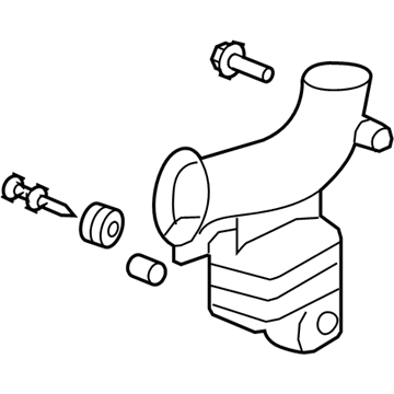 GM 22729026 Duct Assembly, Rear Intake Air (W/ Resonator)