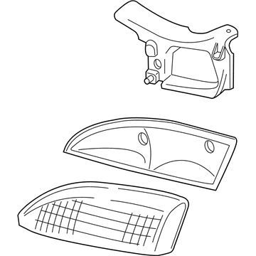 GM 16523442 Capsule/Headlamp/Fog Lamp Headlamp