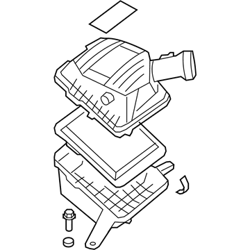 Hummer 25940117 Air Cleaner Assembly